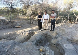 Visita al yacimiento de Rojales.