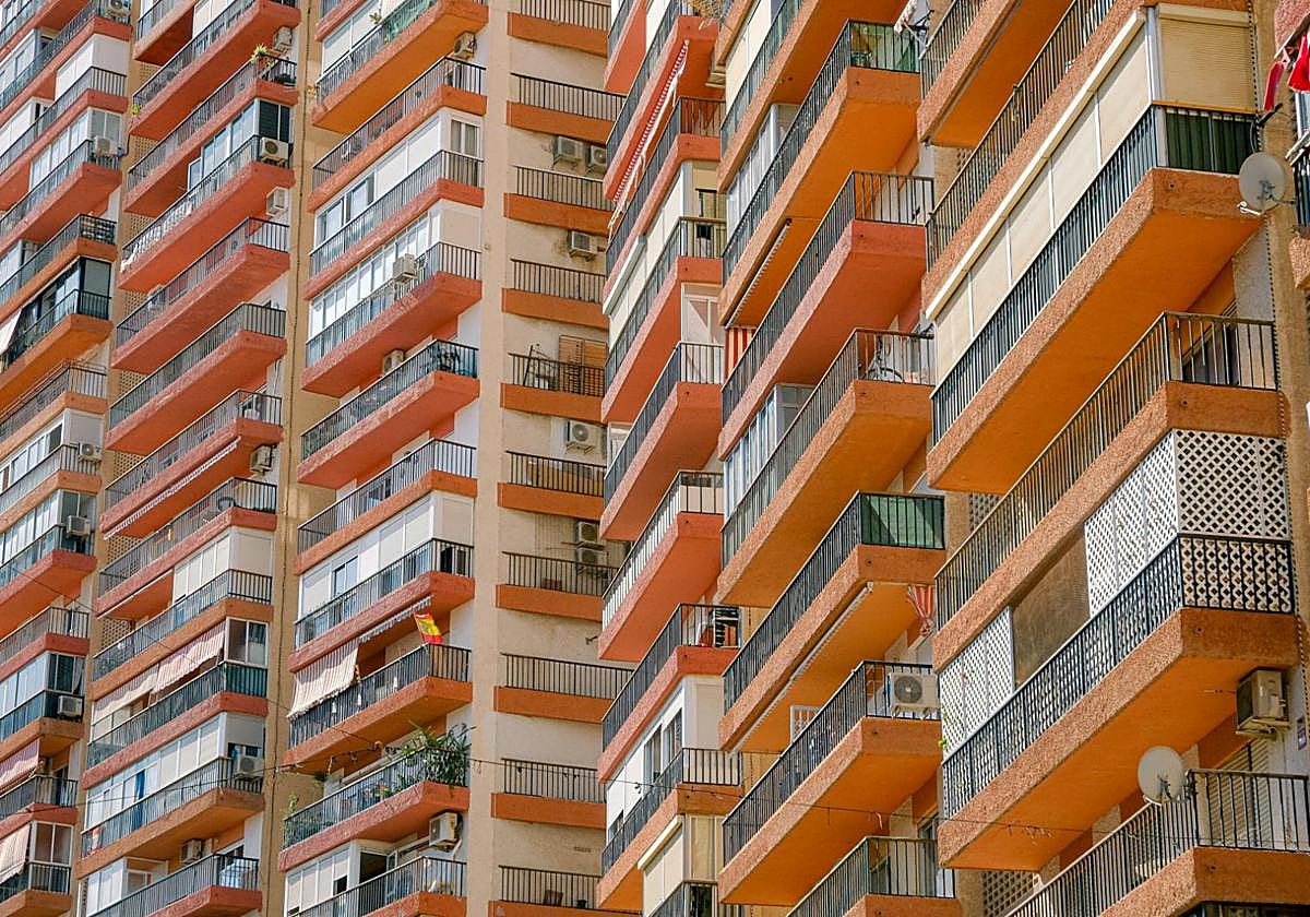 Bloque de viviendas en Alicante.