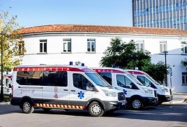 Ambulancias de la Generalitat.