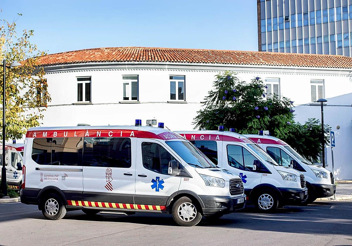 Ambulancias de la Generalitat.