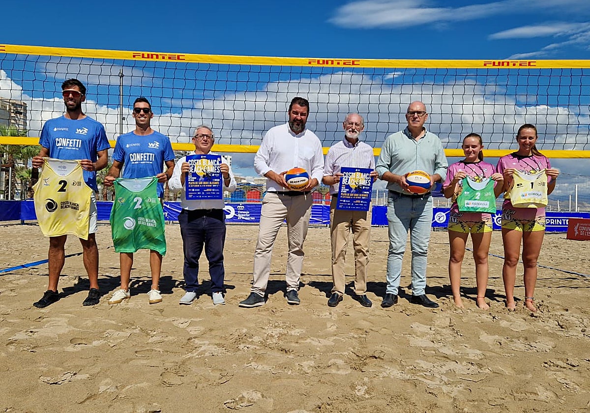 Presentación de los Costa Blanca Beach Games 2025 en la Playa de San Juan.
