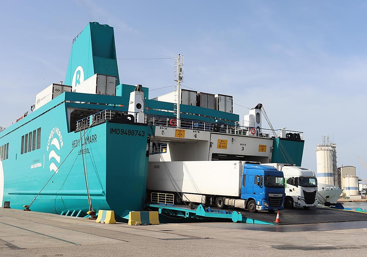 Stand de Baleària en Fruit Attraction, donde la naviera muestra su experiencia en transporte refrigerado.