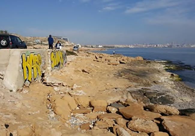 Estado de degradación del Saladar de Agua Amarga.