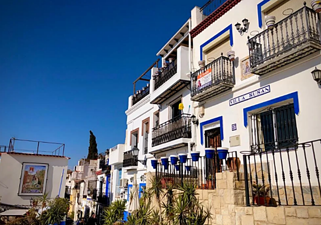 Barrio de Santa Cruz en Alicante