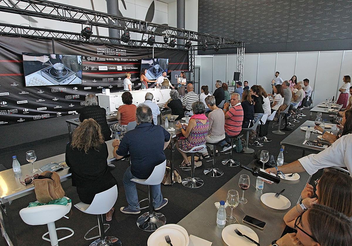 Demostraciones en la feria Alicante Gastronómica.