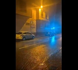 Lluvia en Torrevieja.