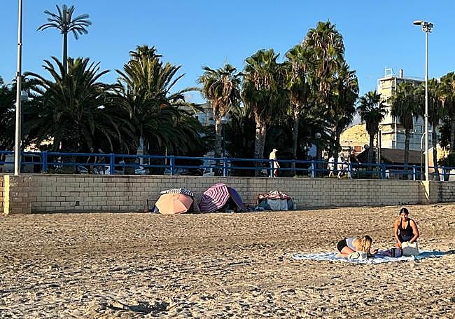 Asentamientos en el Postiguet.