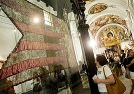 Real Senyera, en el Archivo municipal de Valencia.