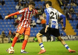 Imagen del encuentro disputado entre ambos equipo la pasada temporada en el Rico Pérez.