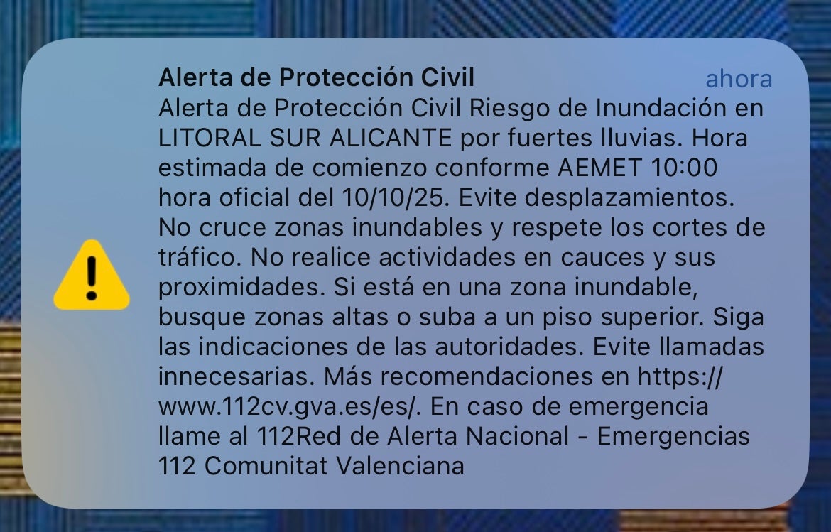Contenido del ES-Alert.