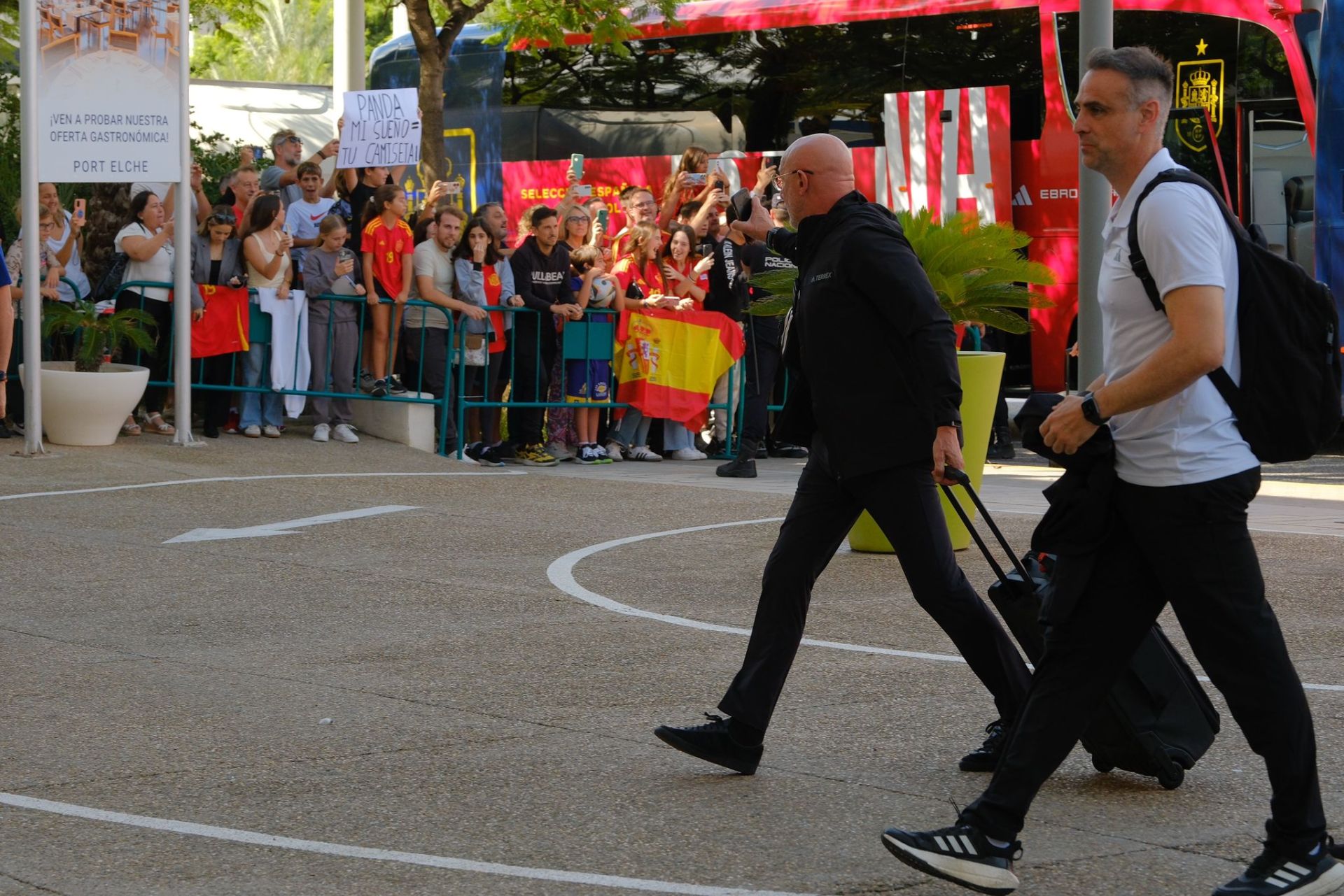 La Roja llega a Elche