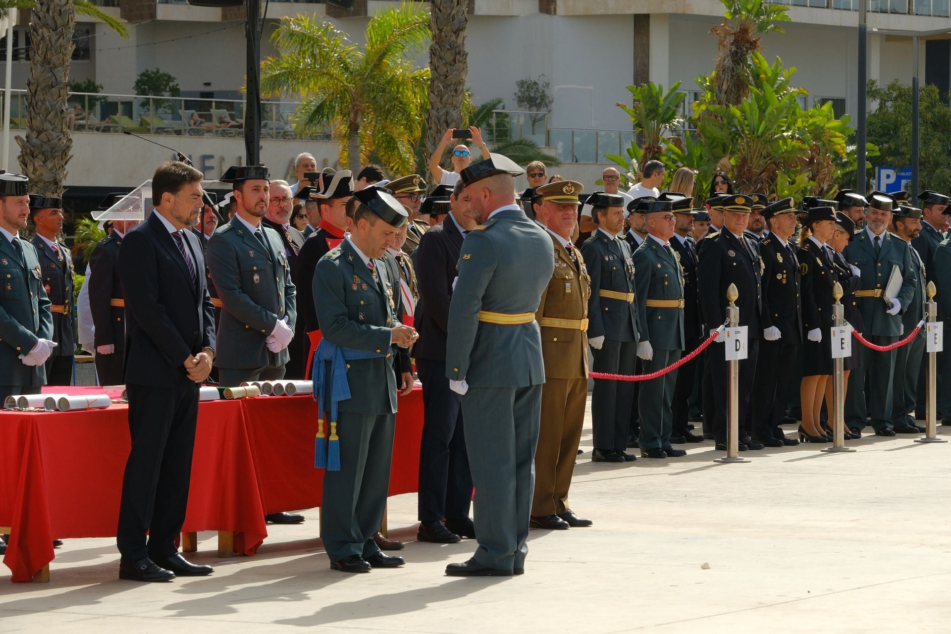 La Guardia Civil de Alicante celebra el día de la Hispanidad