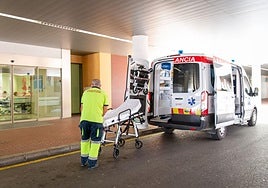 Acceso a las urgencias del Hospital de Torrevieja.