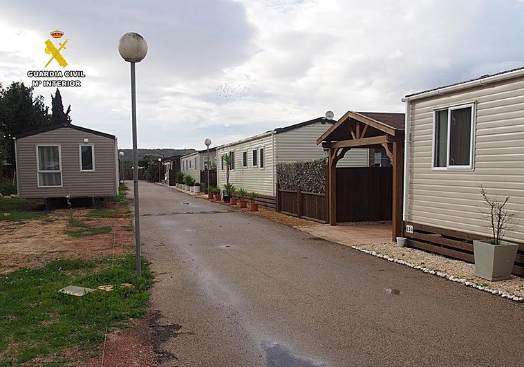 Imágenes del operativo de la Guardia Civil.