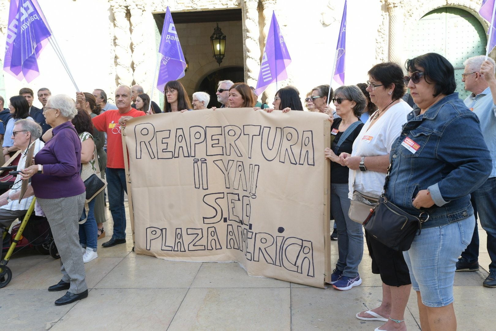 La plantilla de limpieza del INSS denuncia retrasos en el pago de sus nóminas