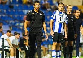 Rubén Torrecilla, junto al alicantino Carlos Mangada.