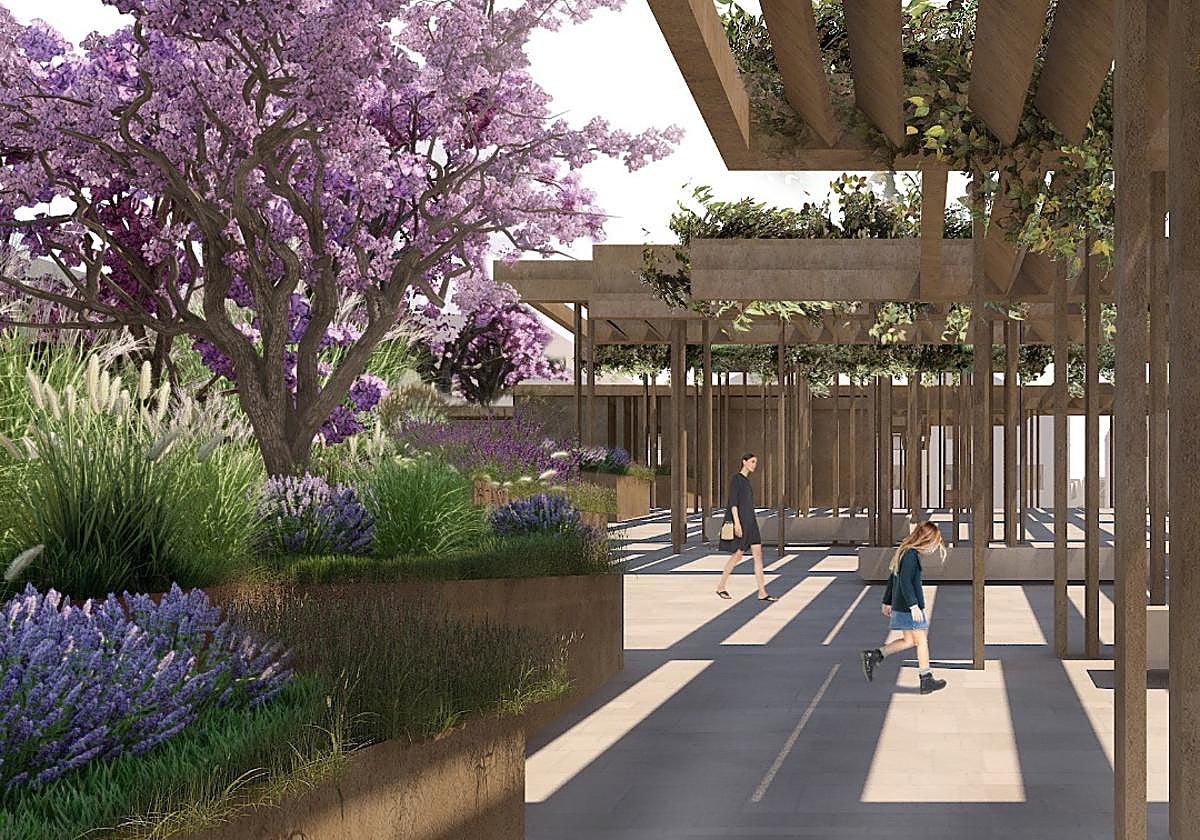 Futuros jardines de Las Cigarreras.