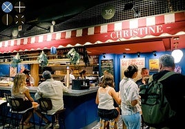 Puesto Bistrot Christine, en el Mercado Central de Alicante.