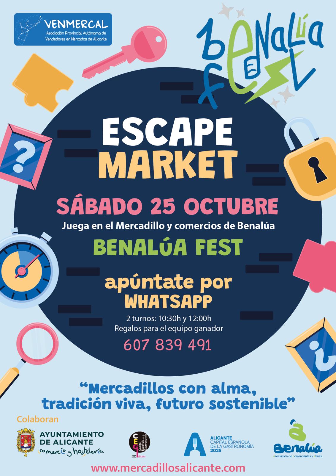 Imagen principal - Un mercadillo de Alicante se transformará en un &#039;escape room&#039; con premios