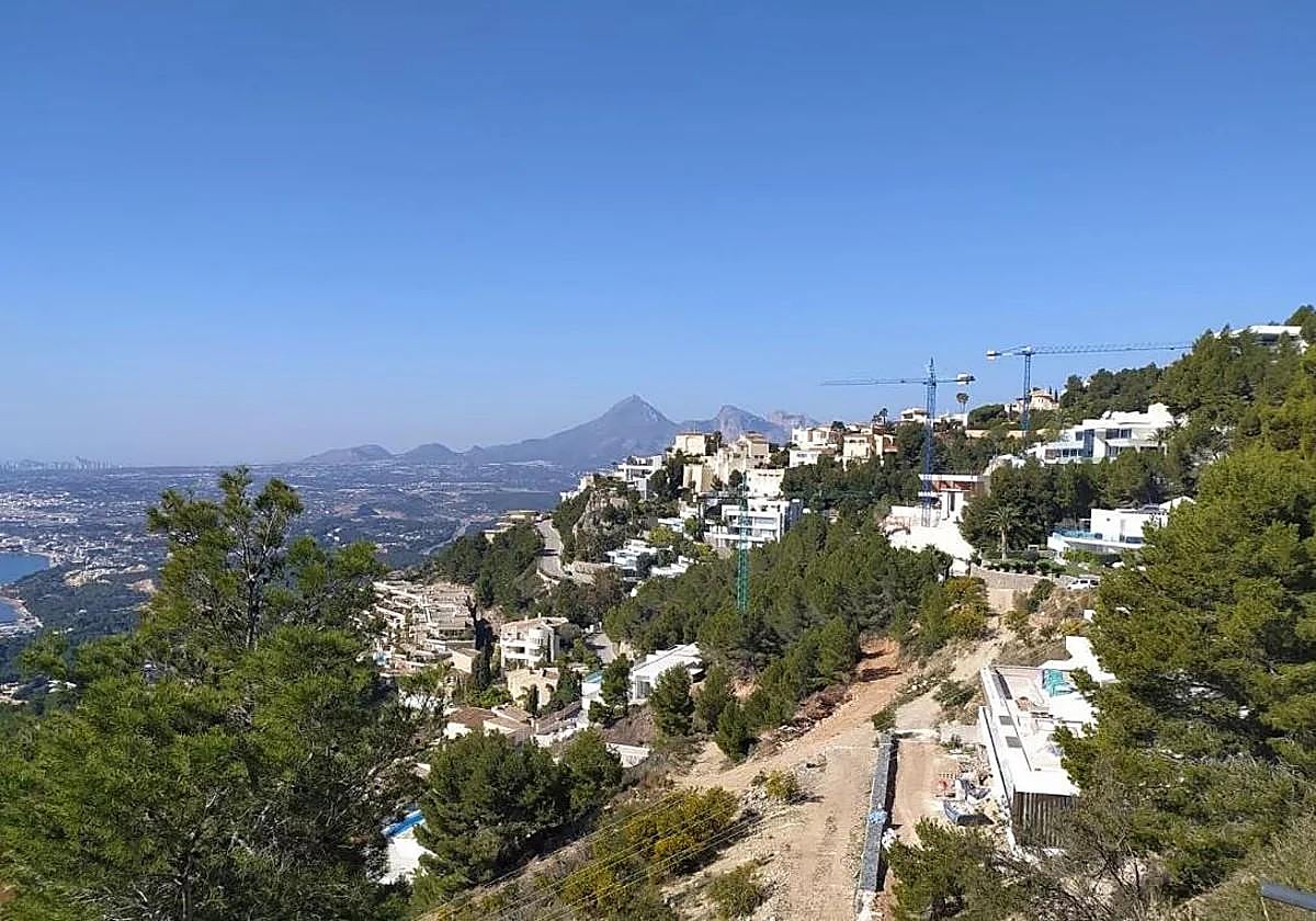 Imagen de archivo de parte de la urbanización Altea Hills.