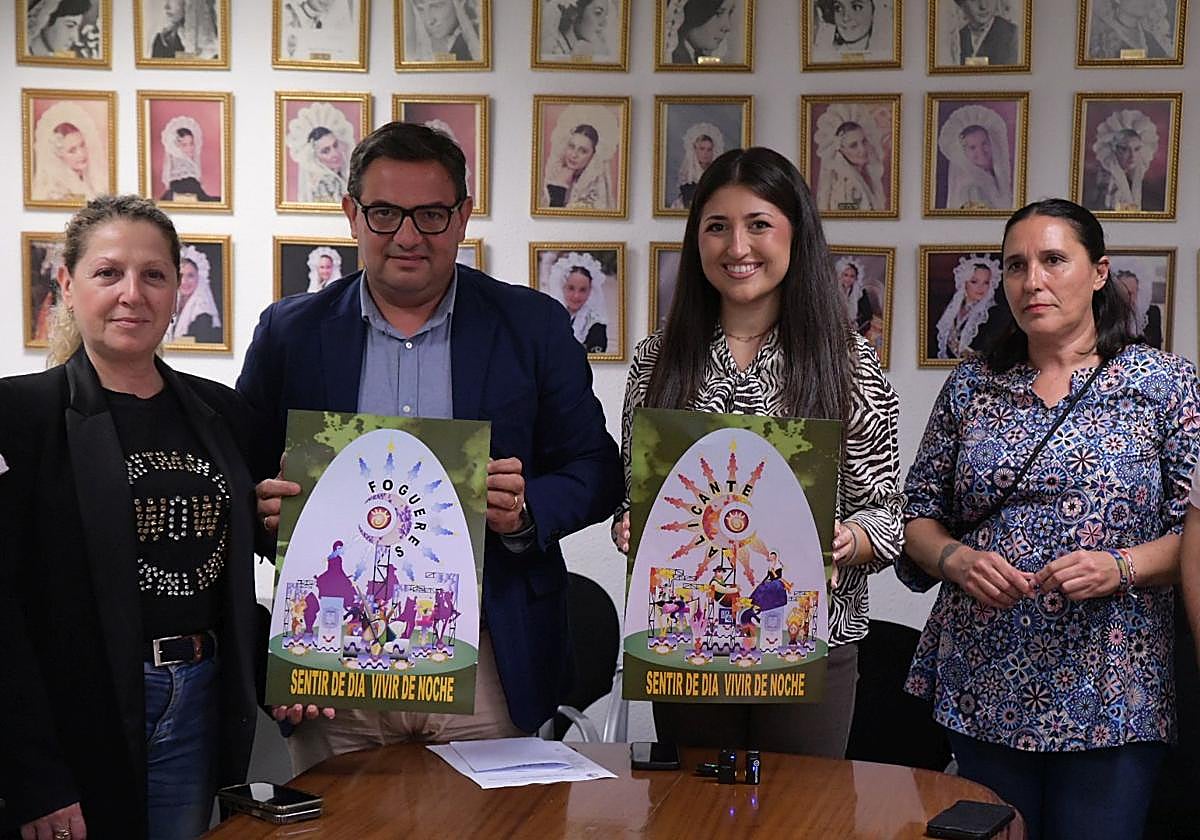 Una hoguera para &#039;sentir de día y vivir de noche&#039; en las convivencias a bellea del foc de Alicante