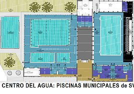 Proyecto de la Fase II del Centro del Agua: Piscinas Municipales.