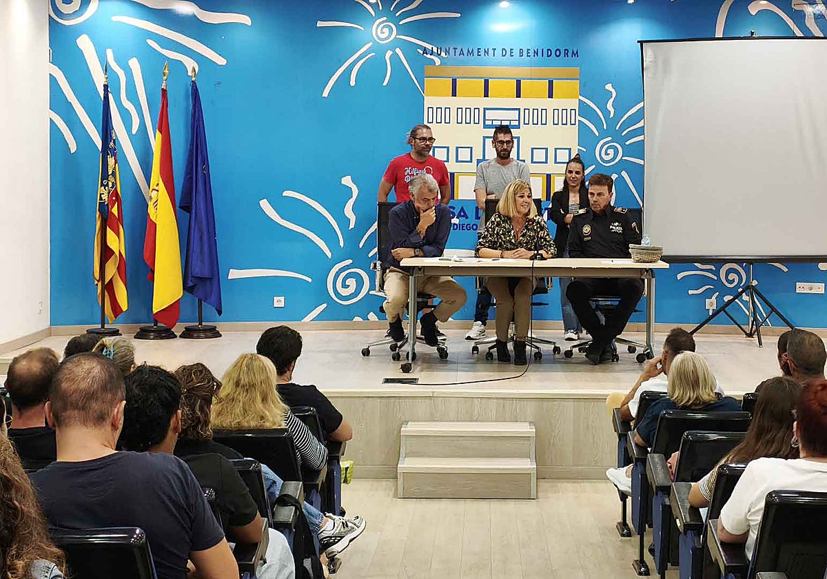 Imagen de la última reunión de la Asociación de Peñas