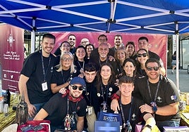 Stand de la Semana Santa de Alicante durante la JOHC.