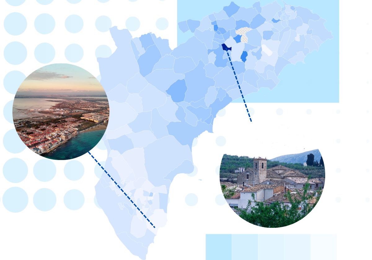 Estos son los municipios más ricos y pobres de la provincia de Alicante
