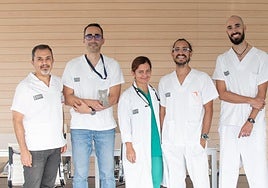 Equipo de Cardiología del Hospital de Dénia.