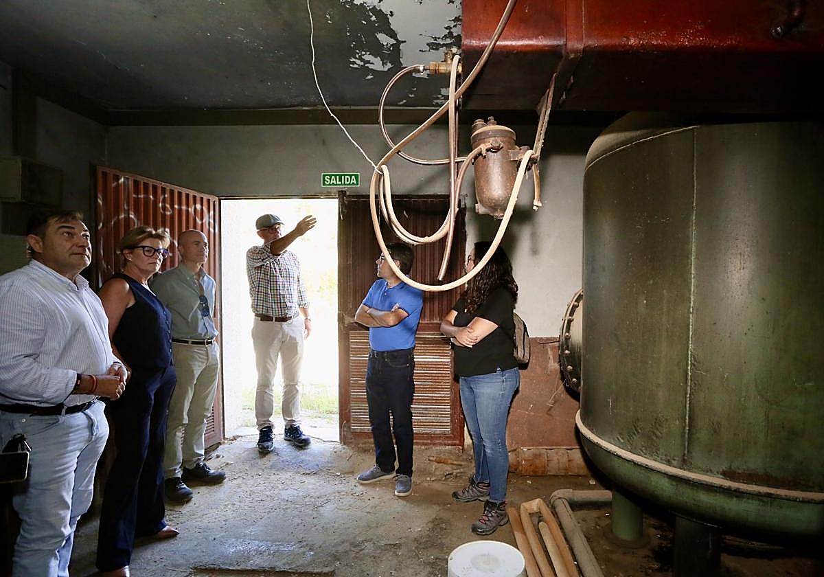 Visit to the hydraulic work in Relleu.