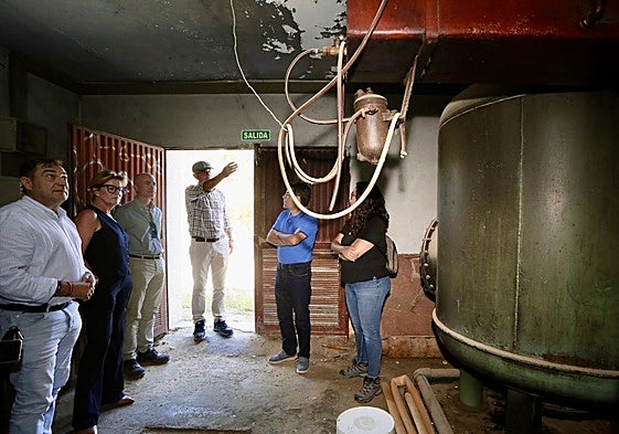 Visita a la obra hidráulica de Relleu.