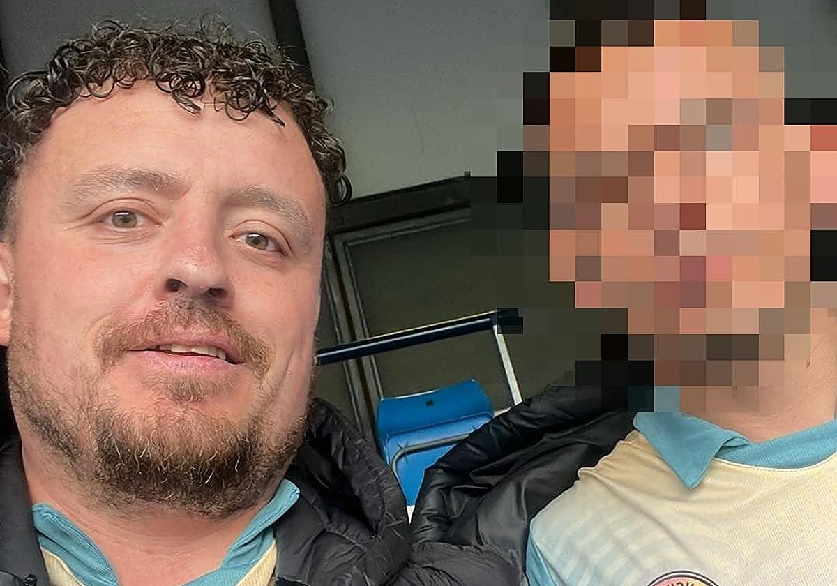 Imagen del aficionado fallecido en Benidorm, con la cmaiseta del City.