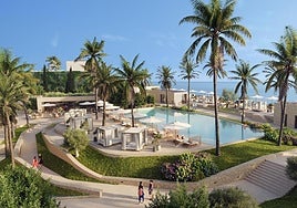 Recreación del proyecto 'Patmore' junto al sendero ecológico de Benissa.