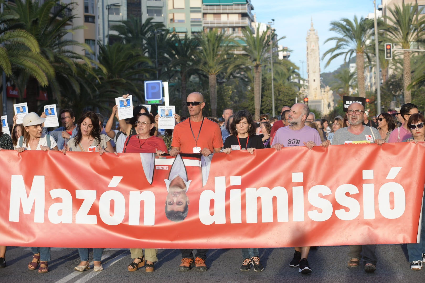 Vuelven las protestas contra Mazón en las vísperas del 29-O