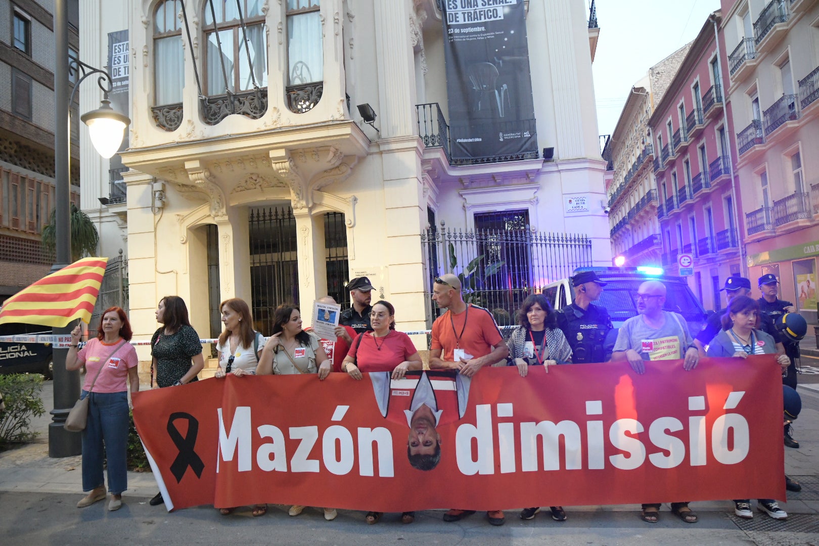Vuelven las protestas contra Mazón en las vísperas del 29-O