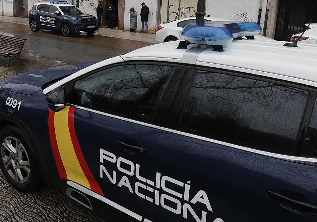 Vehículos de Policía Nacional, en una imagen de archivo.