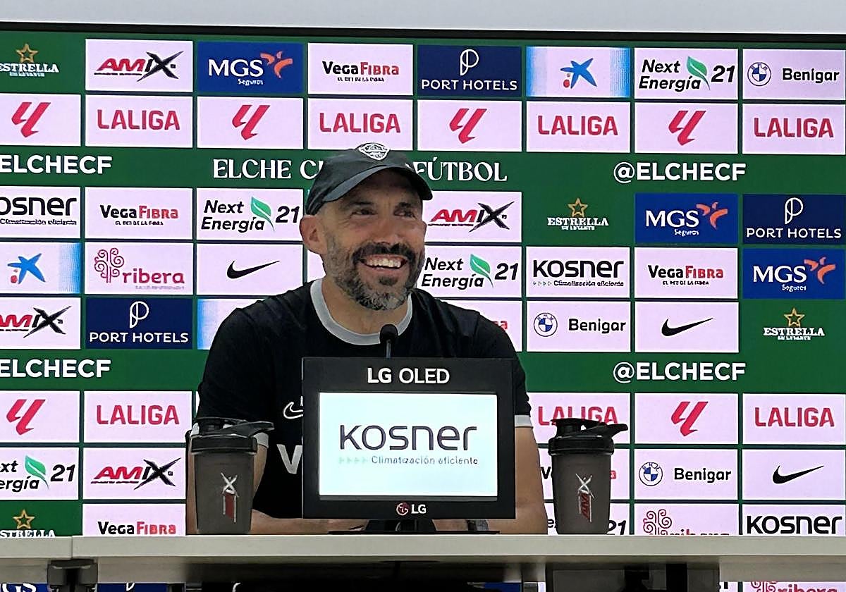 Eder Sarabia transmite ilusión y confianza antes del duelo del Elche CF ante el Barcelona.