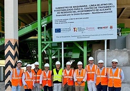 Acto de recepción de la nueva línea para hacer compost a partir del residuo orgánico