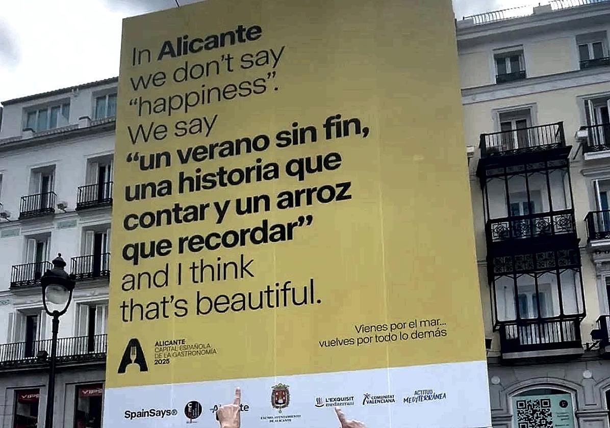 Campaña en la Puerta del Sol.