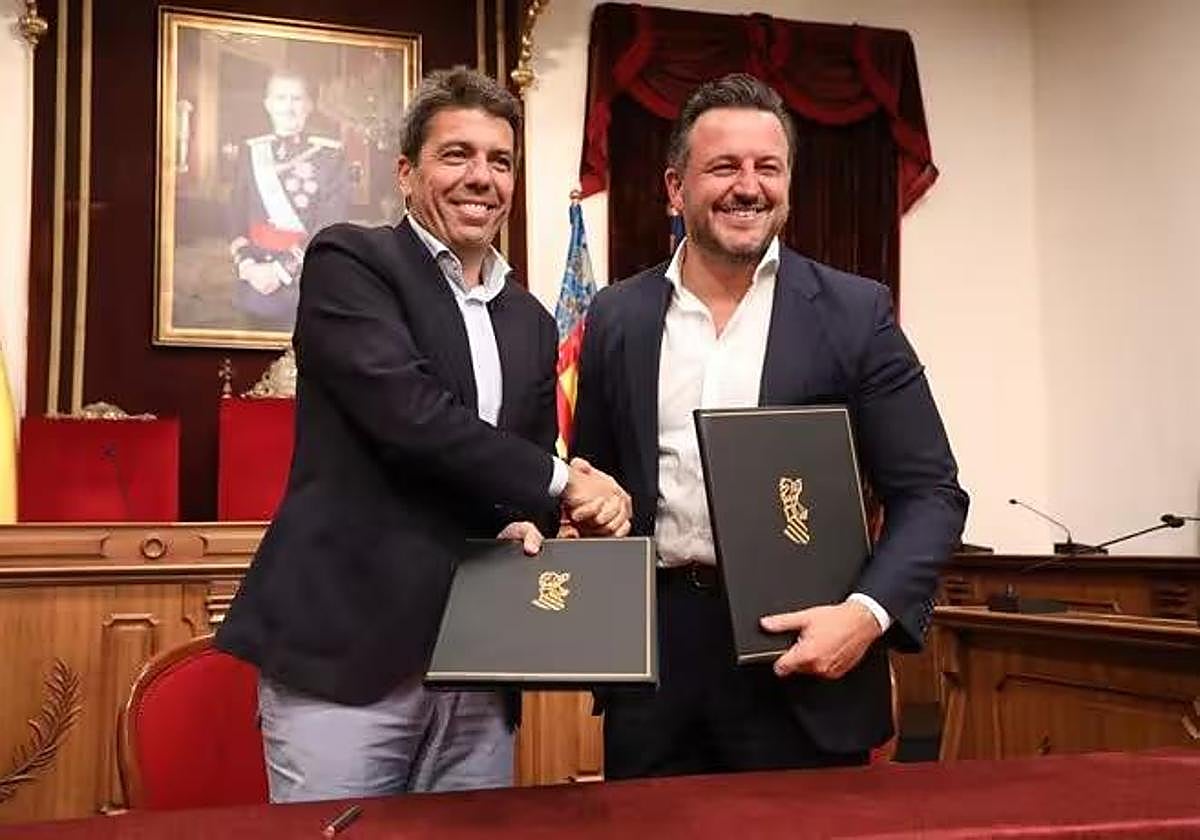 Carlos Mazón and Pablo Ruz.