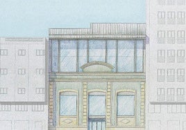 Elche avanza en el nuevo edificio de oficinas y la futura residencia de mayores de la Hiladora.