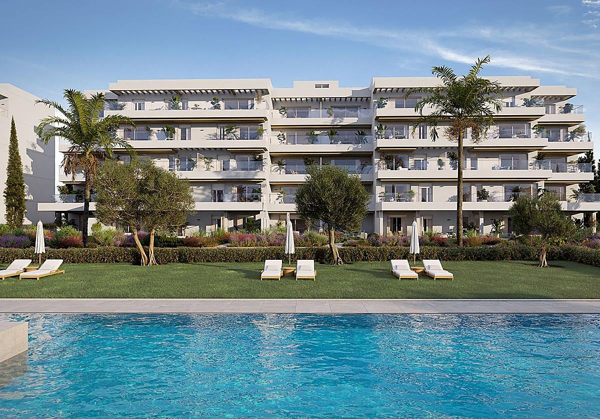 Vista por ordenador del nuevo residencia en El Verger.