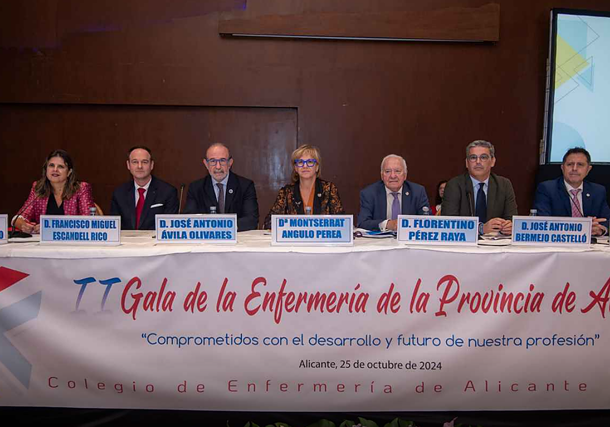 Image from the Second Nursing Gala of the Province of Alicante.