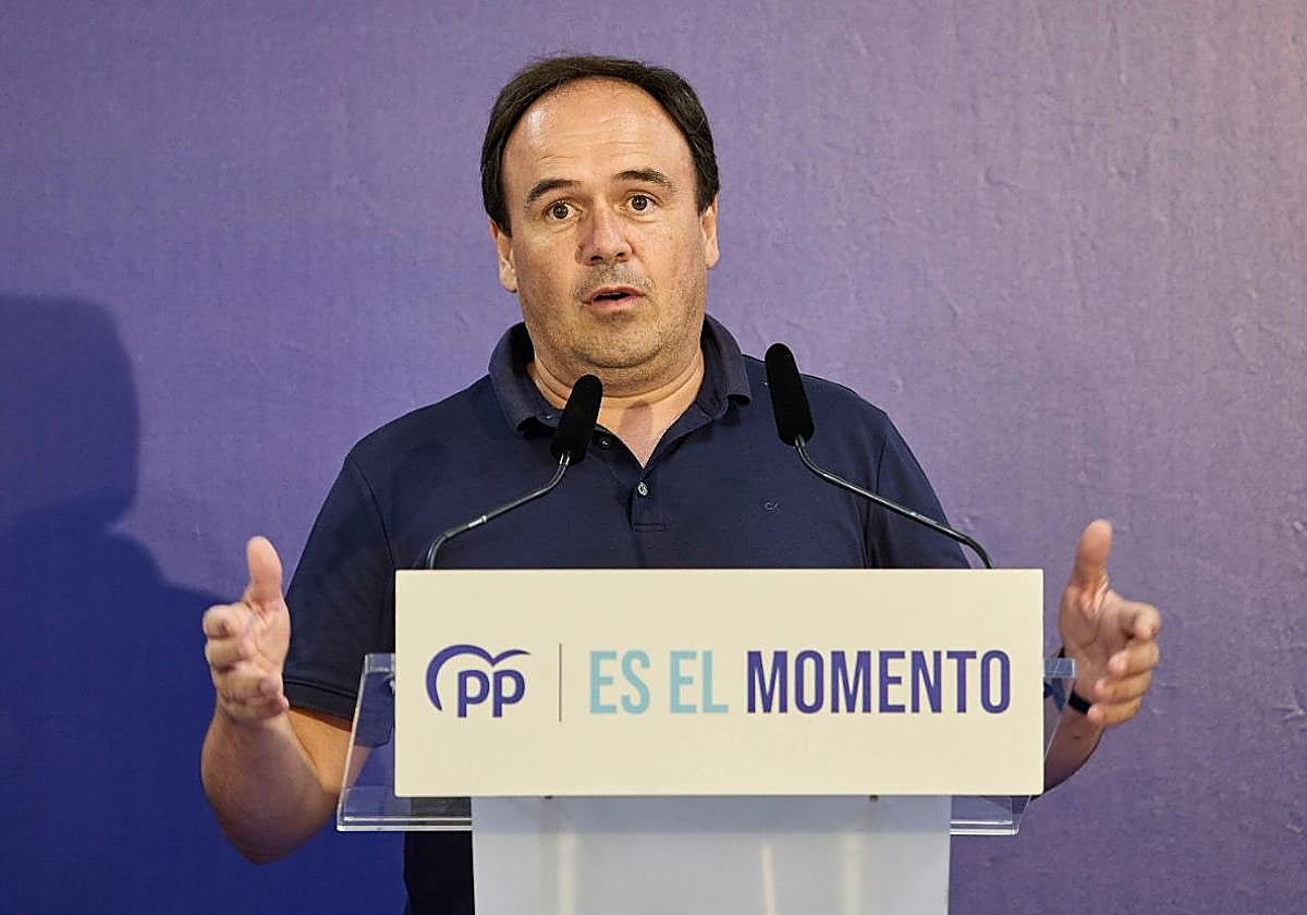 Pérez Llorca, durante un acto del PP.
