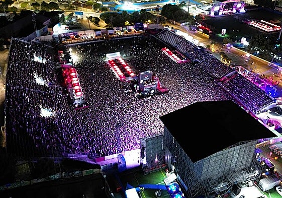 Celebración del Low Festival en Benidorm.