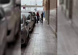 Imágenes captadas por el guardia civil.