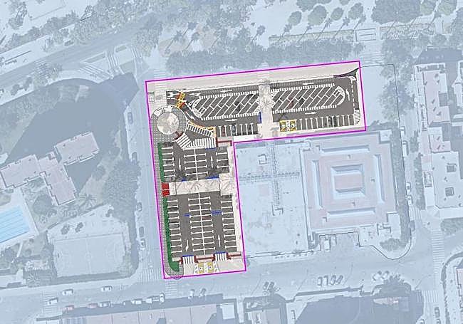 Planos del nuevo aparcamiento del Mercado de Babel.