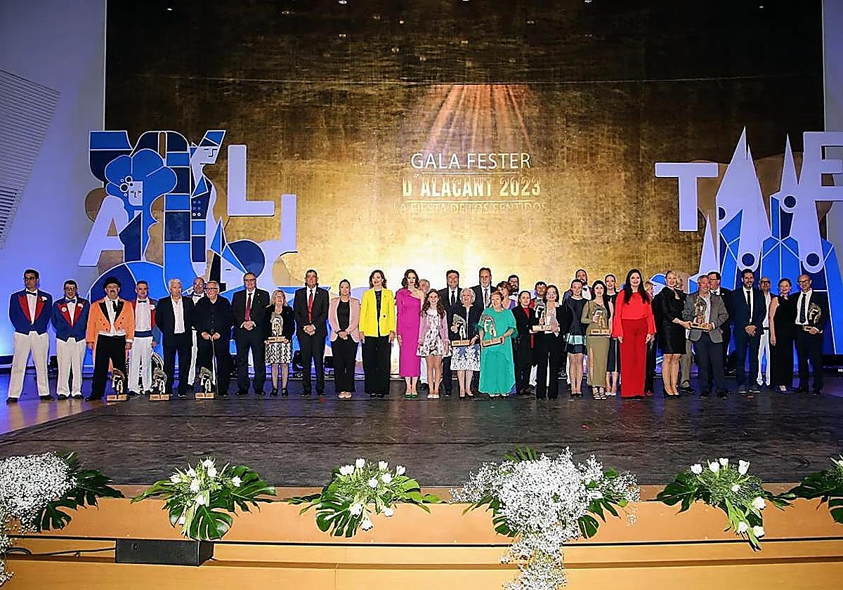 Última edición de los premios 'Festers d'Alacant' en 2023.