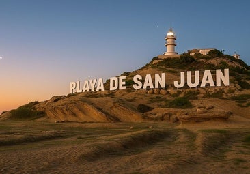 Los vecinos de la playa de San Juan piden un cartel al estilo de Hollywood